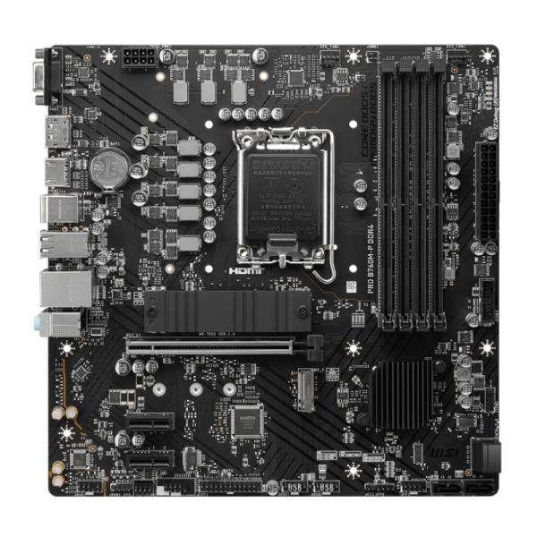 TARJETA MADRE MSI PRO B760M-P DDR4 LGA 1700 M-ATX 911-7E02-016