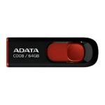 MEMORIA USB 64GB ADATA AC008 USB-A 2 AC008-64G-RKD NEGRO / ROJO