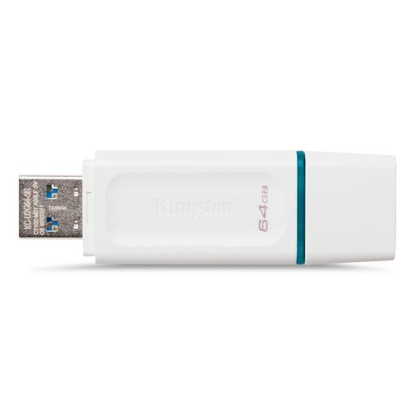 MEMORIA USB 64GB KINGSTON DATA TRAVELER EXODIA USB-A 3.2 GEN 1 KC-U2G64-5R BLANCO