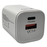 CARGADOR DE PARED NOVA PA035RBU001C 35W 1 PUERTO USB-C Y 1 PUERTO USB-A CARGA RAPIDA