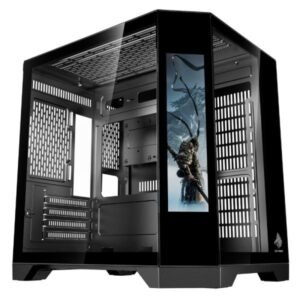 CASE EAGLE WARRIOR CG01KVRA001C MINI TOWER SIN VENTILACION INCLUIDA CON VIDRIO TEMPLADO LATERAL