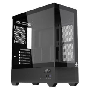 CASE EAGLE WARRIOR CG01TZRA001C MID TOWER SIN VENTILACION INCLUIDA CON VIDRIO TEMPLADO FRONTAL
