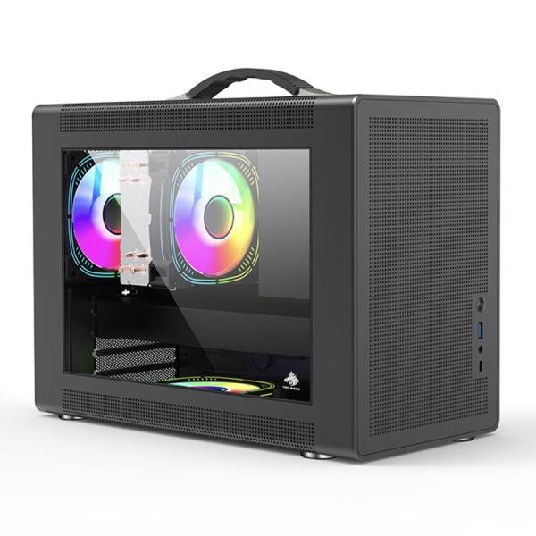 CASE GAMING EAGLE WARRIOR MICRO ATX CG10Z7RA001C FRONTAL MESH VIDRIO TEMPERADO