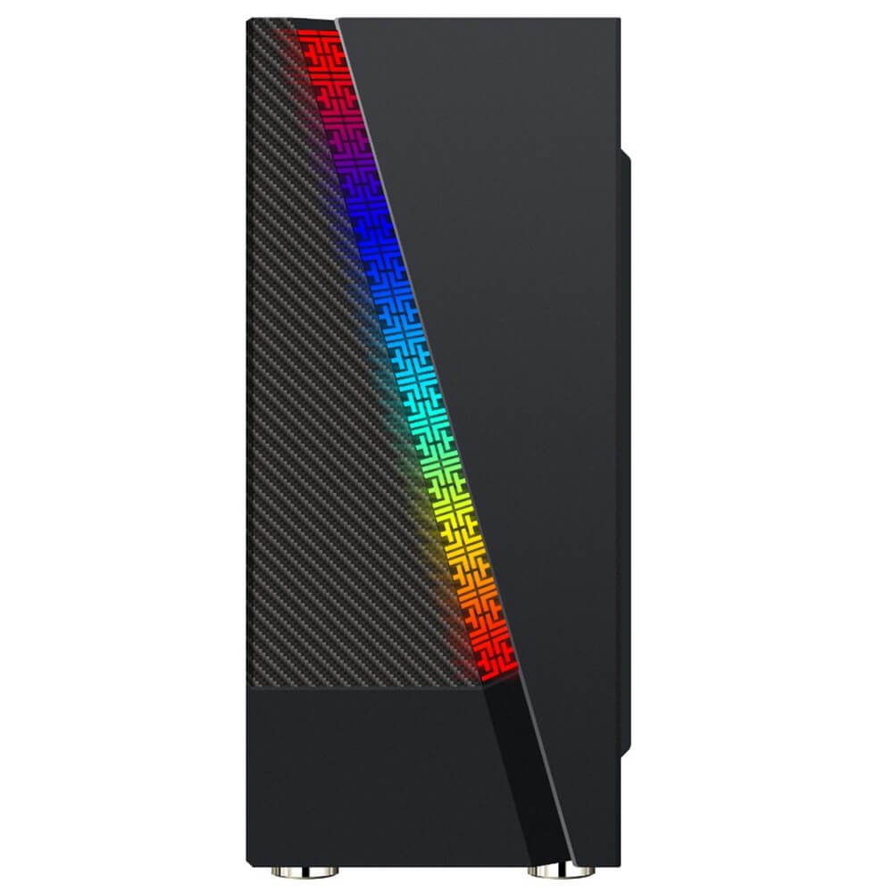 CASE GAMING RGB EAGLE WARRIOR CG17AARA001C MID TOWER SIN VENTILACIÓN INCLUIDA CON VIDRIO FRONTAL Y TIRA RGB - Imagen 6