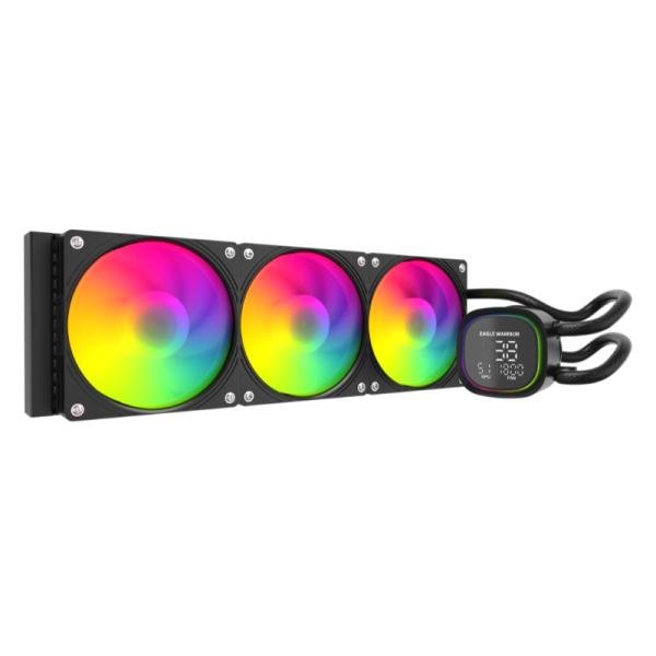 ENFRIAMIENTO LIQUIDO RGB EAGLE WARRIOR FROSTBITE HL360 FCFWT392001C AIO 3X120MM 4 PIN PWM LGA115X/17