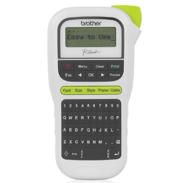 IMPRESORA DE ETIQUETA BROTHER PTH110 20MM/SEG PORTÁTIL 2 LINEAS DE IMPRESIÓN