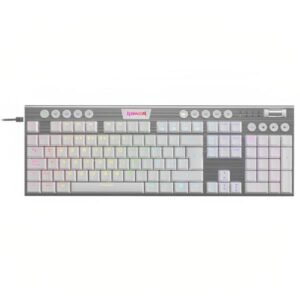 TECLADO GAMING RGB REDRAGON HORUS FS K619W MECÁNICO ALÁMBRICO  ESPAÑOL SWITCH ROJO