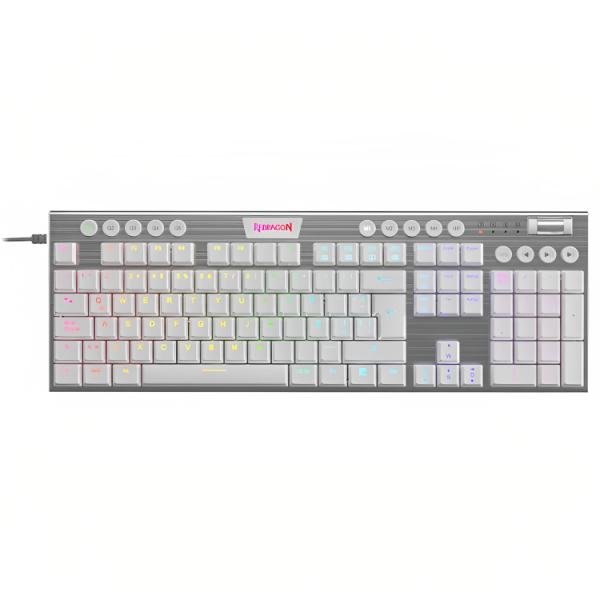 TECLADO GAMING RGB REDRAGON HORUS FS K619W MECÁNICO ALÁMBRICO  ESPAÑOL SWITCH ROJO