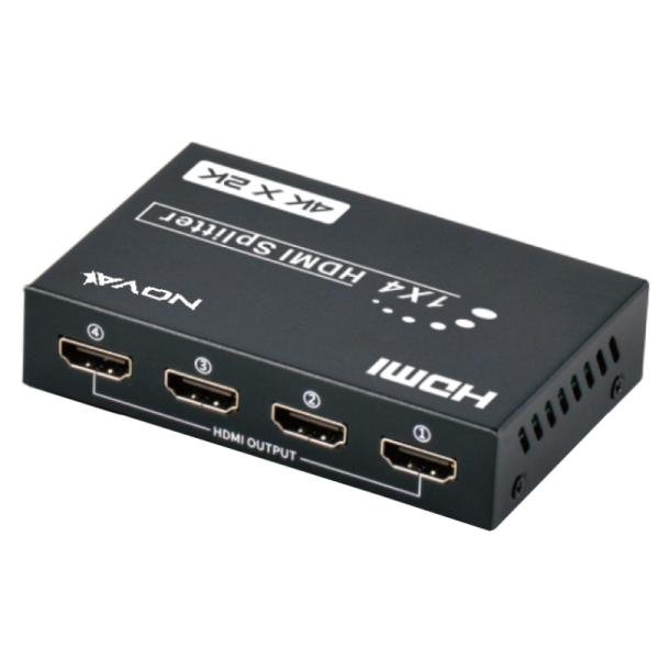 SPLITTER NOVA FAA38214001C DE 4 PUERTOS HDMI 4K@30HZ ENTRADA EUROPEA