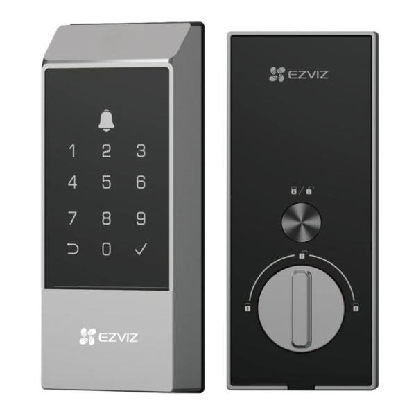 CERRADURA INTELIGENTE EZVIZ CS-DL04-R100-WBCP-GR(M)(O-STD) (E) CON CODIGO DE ACCESO WIFI 2.4 GHZ 310500562