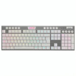 TECLADO GAMING RGB  REDRAGON  HORUS FS K618 MECANICO INALAMBRICO (BLUETOOTH / 2.4GHZ) ESPAÑOL SWITCH ROJO