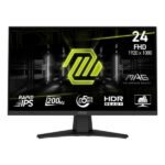 MONITOR GAMING MSI MAG 244F 23.8" PLANO 1920 X 1080 200 HZ ANTI-GLARE HDMI Y DP 9S6-3BC41H-004