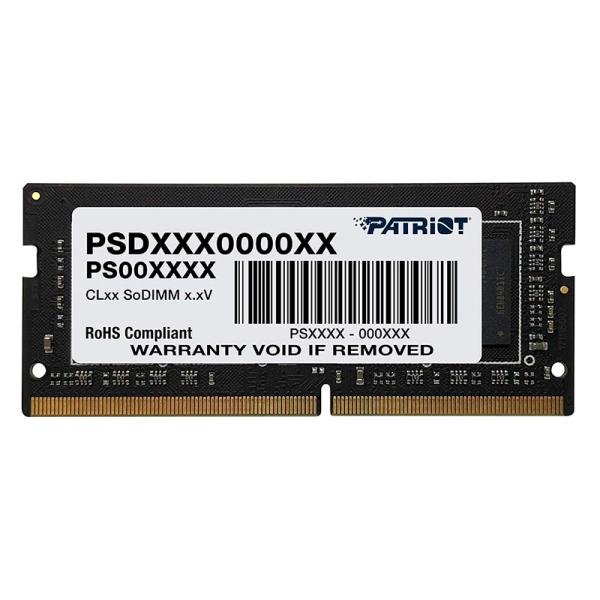 MEMORIA RAM PARA LAPTOP 16GB PATRIOT PSD416G32002S DDR4 3200MHZ CL22 1.2V