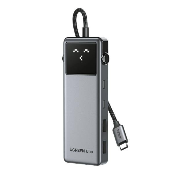 HUB UGREEN CM888 6 EN 1 USB-C 2 PUERTOS USB-A 2 PUERTOS USB-C 1 PUERTO HDMI Y 1 PUERTO PD 10GBPS 35998