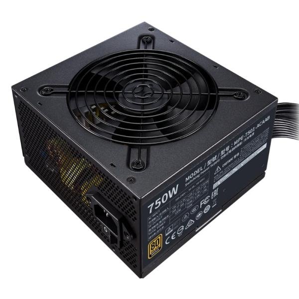 FUENTE DE PODER COOLER MASTER MWE 750 BRONZE V2 80 750W PLUS NO MODULAR ATX MPE-7501-ACAAB-US