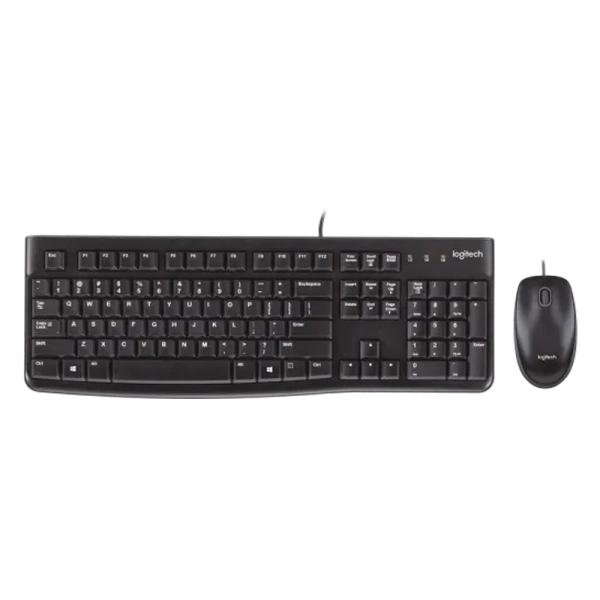 TECLADO Y MOUSE LOGITECH LOGITECH MK120 MEMBRANA ALÁMBRICO USB ESPAÑOL 920-004428