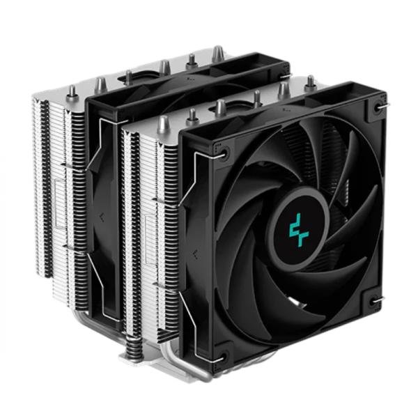 ENFRIAMIENTO DE AIRE DEEPCOOL AG620 LGA2066/AM5 2X120MM HIDRÁULICO R-AG620-BKNNMN-G-1
