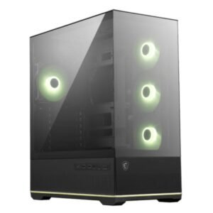 CASE RGB MSI MAG PANO 110R PZ  MID TOWER VENTILADORES 4 DE 120MM CON VIDRIO FRONTAL Y LATERAL 306-7G28R21-JA4
