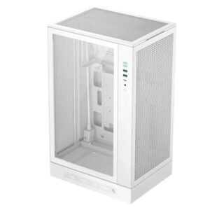 CASE DEEPCOOL CH270 DIGITAL WH MINI TOWER SIN VENTILACIÓN INCLUIDA CON VIDRIO LATERAL Y MALLA FRONTAL R-CH270-WHNDM0-G-1