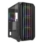 CASE RGB SHARKOON AK5M MID TOWER VENTILADORES 4 DE 120MM CON VIDRIO LATERAL 4044951041671