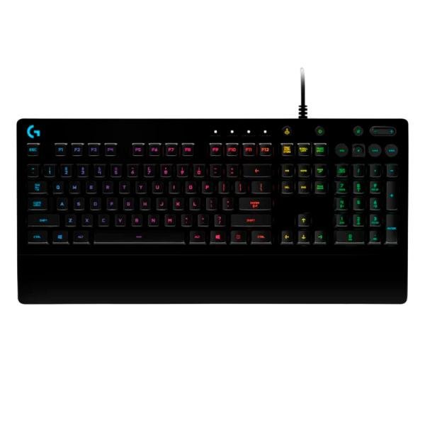 TECLADO GAMING RGB LOGITECH G213 PRODIGY MEMBRANA ALÁMBRICO INGLÉS 920-008084