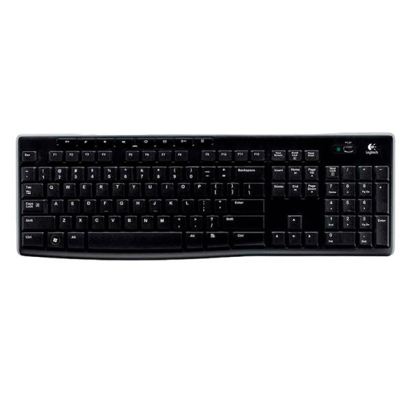 TECLADO LOGITECH K270 INALÁMBRICO CON RECEPTOR ESPAÑOL 920-004426 NEGRO