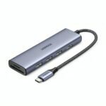 HUB UGREEN CM511 USB-C CON 3 PUERTOS USB-A 3.0 1 PUERTO HDMI Y PUERTO PARA TARJETAS SD/TF 20956A