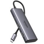 HUB UGREEN CM498 6 EN 1 USB-C 2 PUERTOS HDMI 2 PUERTOS USB-A Y 2 PUERTOS USB-C 4K@60HZ 15852