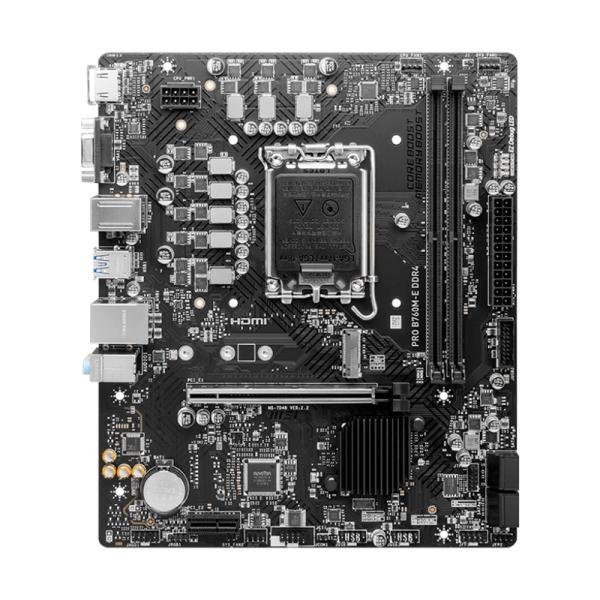 TARJETA MADRE MSI PRO B760M-E DDR4 LGA 1700 M-ATX 911-7D48-049